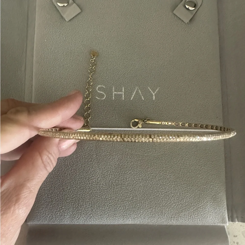 SHAY Essential Pave Diamond Choker Necklace for Women